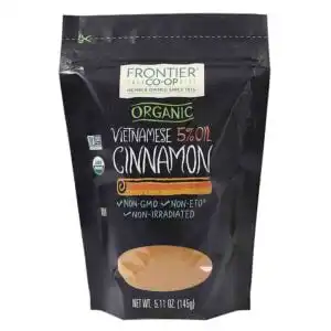 Frontier Co-op Organic Vietnamese Cinnamon 5.11oz Re-Closable Bag