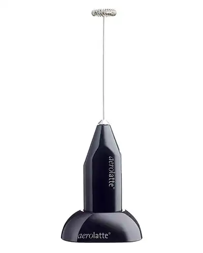 Aerolatte Black Milk Frother with Stand