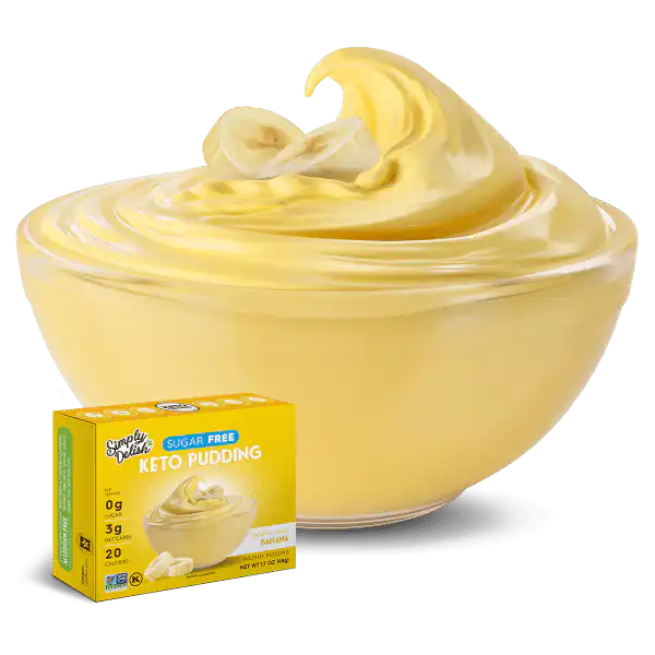 Simply Delish Banana Keto Instant Pudding 1.7oz. - Image 2