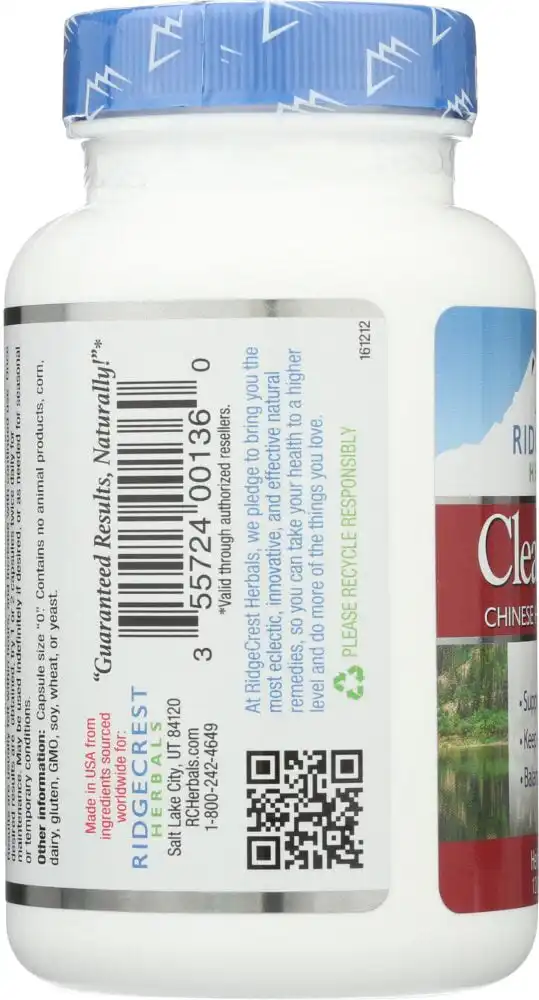 Ridgecrest Herbals ClearLungs Original 120 count - Image 2
