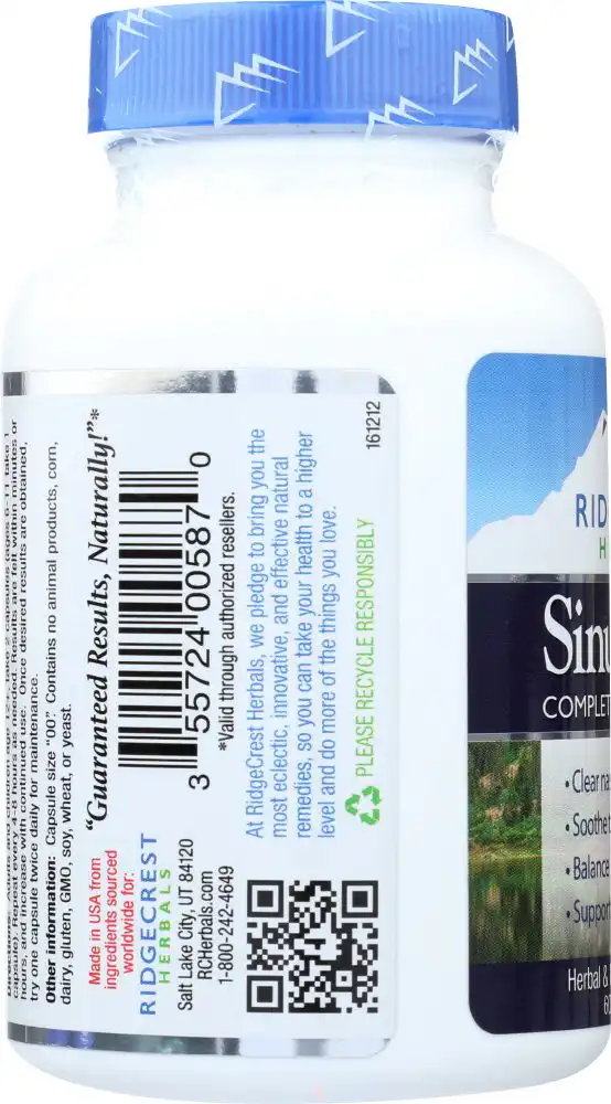 Ridgecrest Herbals SinusClear 60 count - Image 2