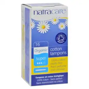 Natracare Organic Super Tampons with Applicator 16 count