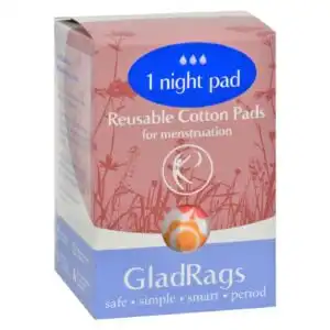 GladRags Assorted Colors/Patterns Washable Night Pad 1-pack