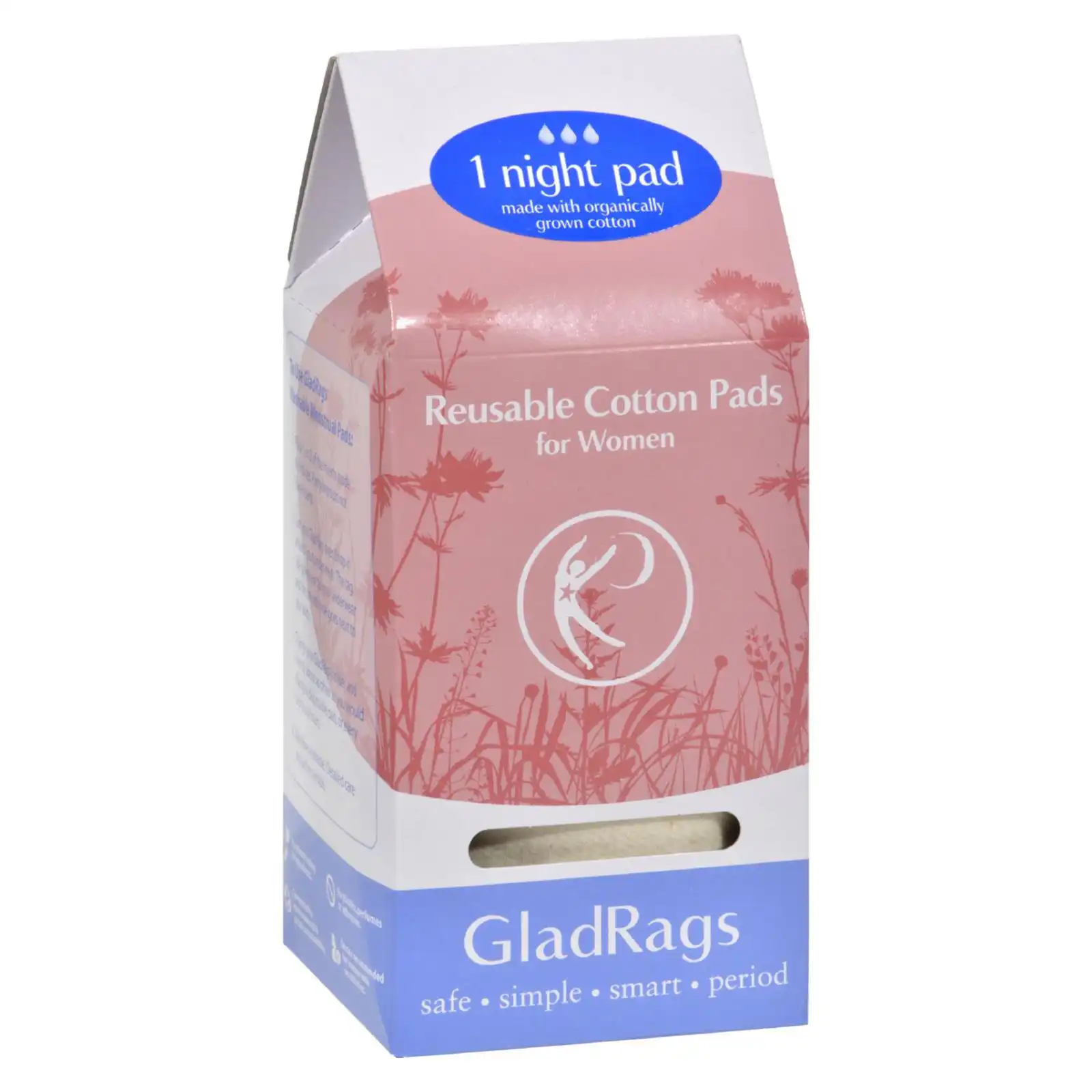 GladRags Undyed Washable Night Pad 1-pack