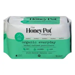 The Honey Pot Organic Everyday Herbal Pantiliners 30 count