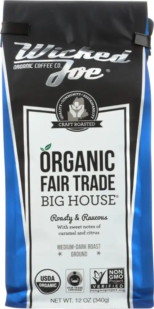 Wicked Joe Coffee Big House Ground Coffee 12 oz.