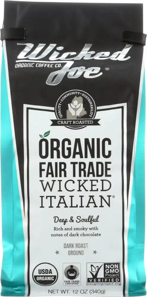 Wicked Joe Coffee Wicked Italian Ground Coffee 12 oz.