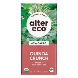 Alter Eco Organic Chocolate Bars (Seasonal) Dark Quinoa 60%