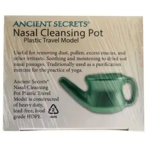 Ancient Secrets Nasal Cleansing Neti Pot – Plastic – 1 Pot Ancient Secrets Nasal Cleansing Neti Pot – Plastic – 1 Pot