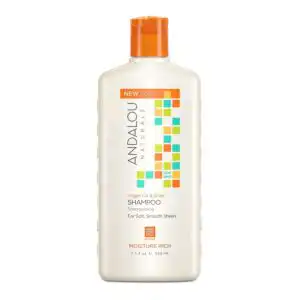 Andalou Naturals Moisture Rich Shampoo Argan and Sweet Orange, 11.5 Oz