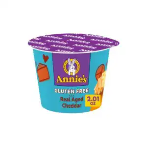 Annie’s Gluten Free Cheddar Mac & Cheese 2.01 oz. cup Annie’s Gluten Free Cheddar Mac & Cheese 2.01 oz. cup