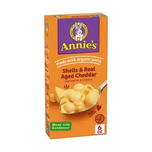 Annie’s Real Aged Cheddar Mac & Cheese 6 oz. Annie’s Real Aged Cheddar Mac & Cheese 6 oz.