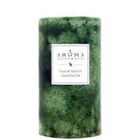 Aroma Naturals Holiday Fresh Forest Green Pillar 2 3/4 x 5