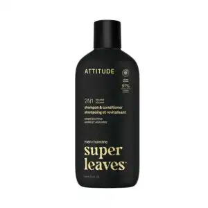 Attitude Men’s Amber & Citrus Volumizing 2-in-1 Shampoo & Conditioner 14 fl. oz.