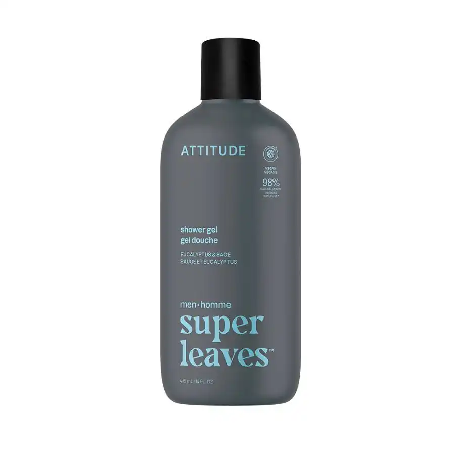 Attitude Men's Eucalyptus & Sage Shower Gel 14 fl. oz.