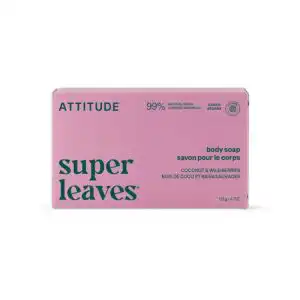 Attitude Super Leaves Coconut & Wild Berries Body Soap Bar 4 oz.