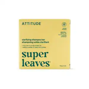 Attitude Super Leaves Earl Grey & Fresh Cucumber Clarifying Shampoo Bar 4 oz.