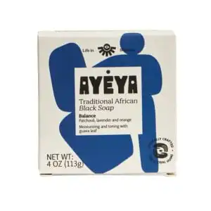 Ayeya Traditional Balance Black Soap Bar 4 oz.