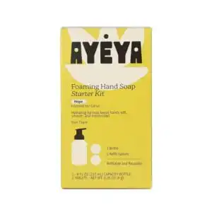 Ayeya Citrus Hope Foaming Hand Soap Starter Kit