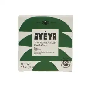 Ayeya Traditional Reset Black Soap Bar 4 oz. Ayeya Traditional Reset Black Soap Bar 4 oz.