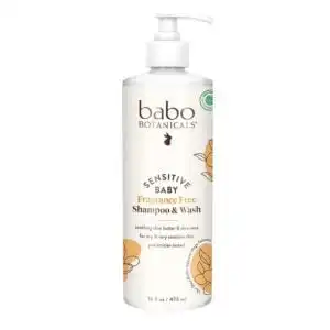 Babo Botanicals Shampoo and Wash Baby, 16 oz