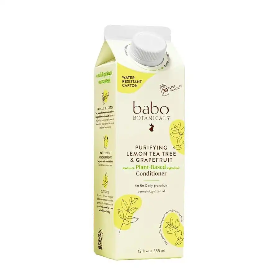Babo Botanicals Lemon Tea Tree & Grapefruit Purifying Conditioner 12 fl. oz.