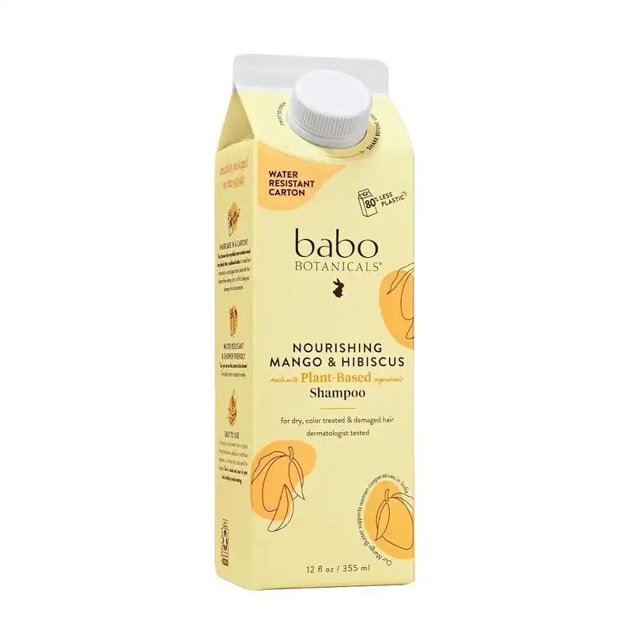 Babo Botanicals Mango & Hibiscus Nourishing Shampoo 12 fl. oz.