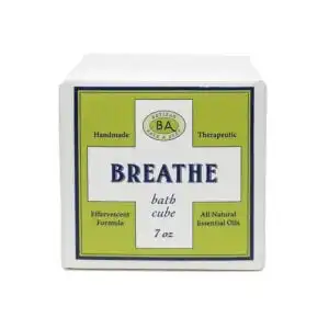 Baudelaire Breathe Bath Effervescent Cube 7 oz.