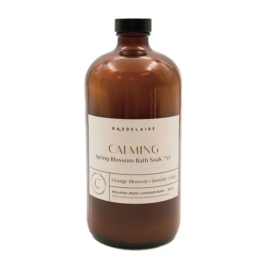 Baudelaire Calming Spring Blossom Bath Soak 40 oz.
