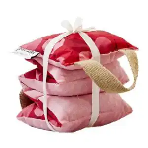 Baudelaire Red Cherry Stone Pillow 20″ x 5.5″