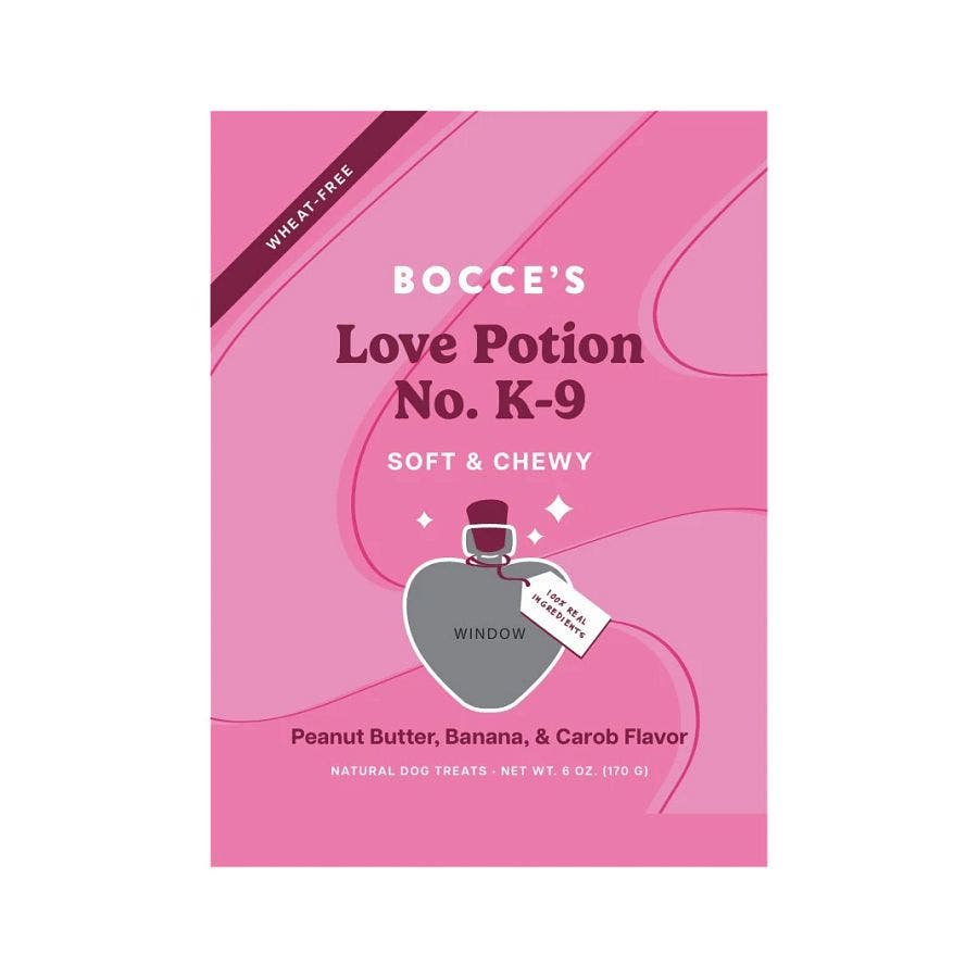 Bocce's Bakery Valentine's Love Potion No. K-9 Soft & Chewy Dog Treats 6 oz.