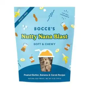 Bocce’s Bakery Nutty Nana Blast Soft & Chewy Dog Treats 6 oz.