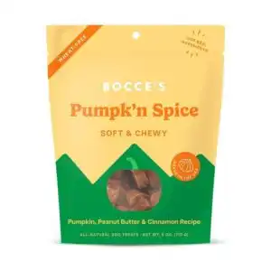 Bocce’s Bakery Pumpkin Spice Latte Soft & Chewy Treats 6 oz.