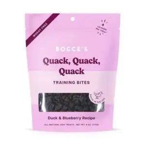 Bocce’s Bakery Quack Quack Training Bites 6 oz.
