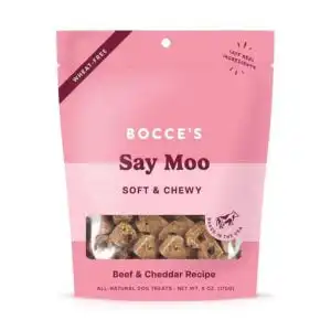 Bocce’s Bakery Say Moo Soft & Chewy Treats 6 oz.