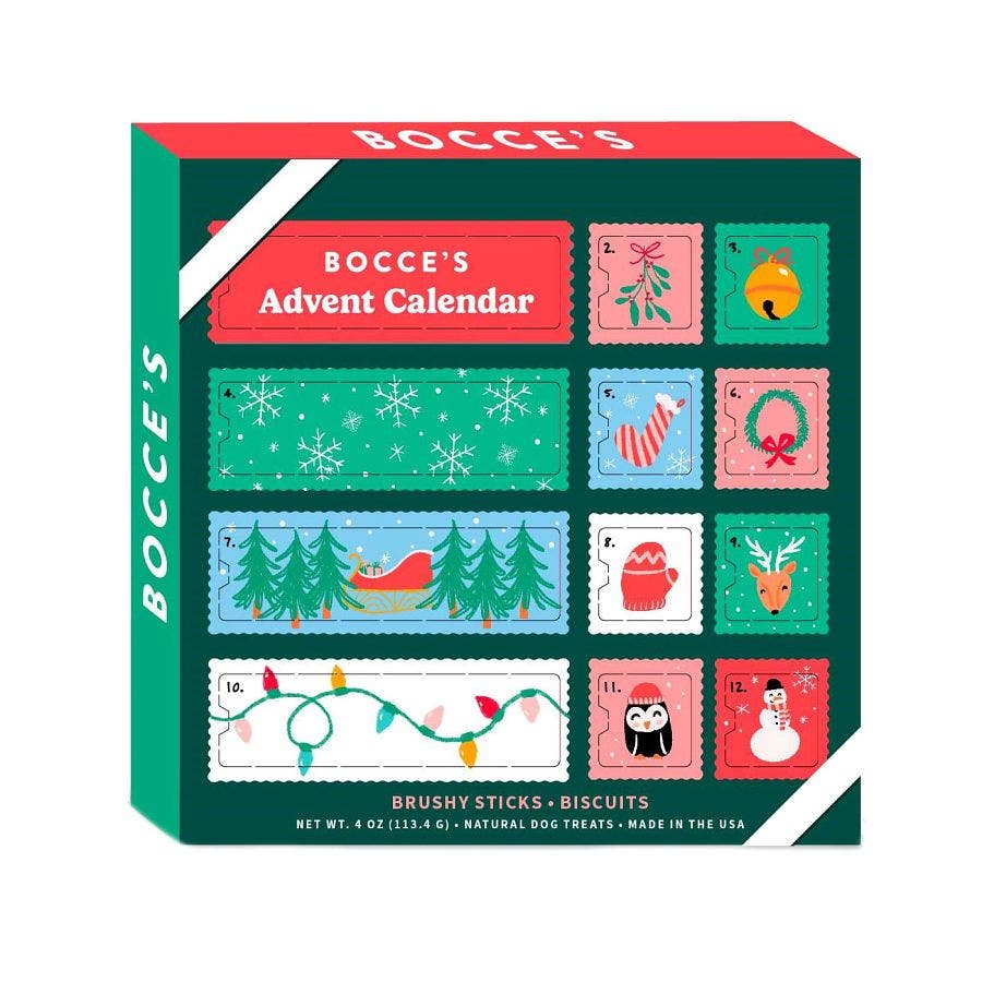 Bocce's Bakery Assorted 12-Day Holiday Dog Advent Calendar 3.5 oz.