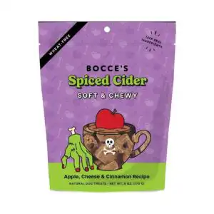 Bocce’s Bakery Spice Cider Soft & Chewy Halloween Dog Treats 6 oz.