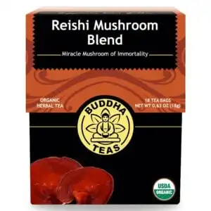 Buddha Teas Reishi Mushroom Blend Tea 18 tea bags Buddha Teas Reishi Mushroom Blend Tea 18 tea bags