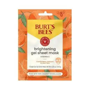 Burt’s Bees Brightening Biocellulose Gel Face Mask 0.35 oz.