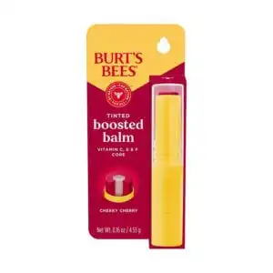 Burt’s Bees Cheeky Cherry Tinted Boosted Balm 0.16 oz. blister box Burt’s Bees Cheeky Cherry Tinted Boosted Balm 0.16 oz. blister box