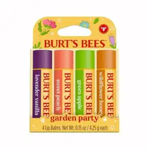 Burt’s Bees 4-Pack Garden Party Lip Balms 4 (0.15 oz.) tubes in blister box