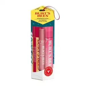 Burt’s Bees Holiday Mistletoe Kiss Pink Collection Gift Set