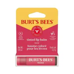 Burt’s Bees Rose Tinted Lip Balm 0.15 oz. blister box