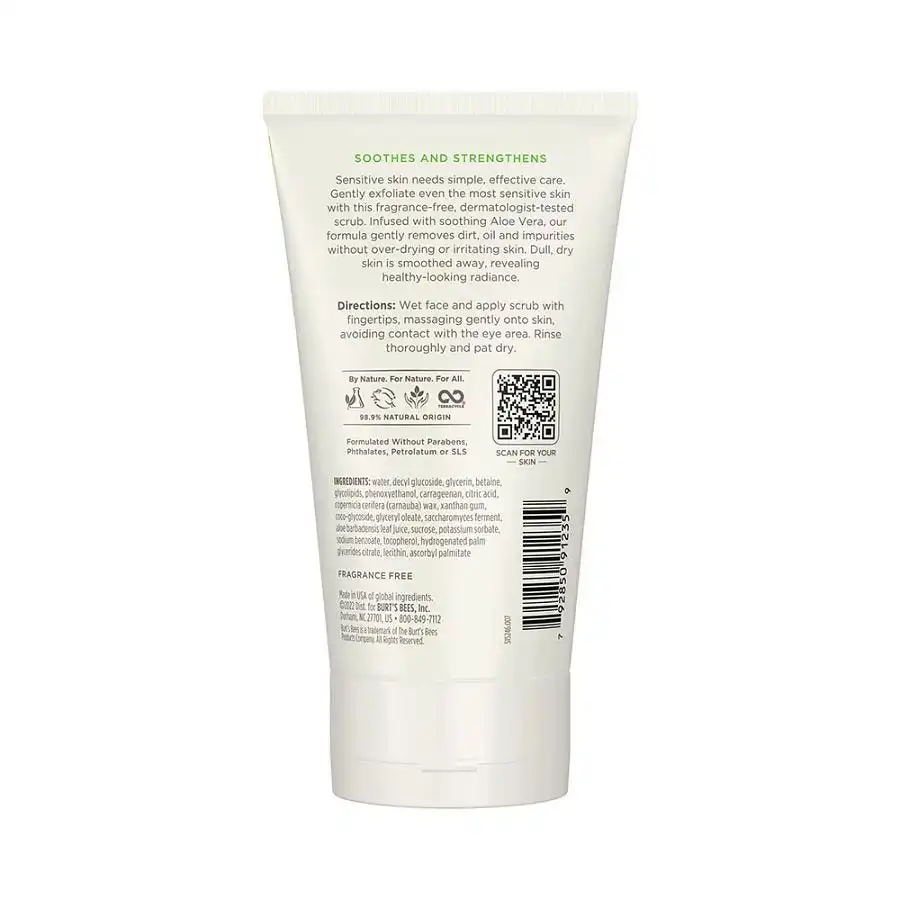Burt's Bees Sensitive Aloe Face Scrub 4 fl. oz. - Image 2