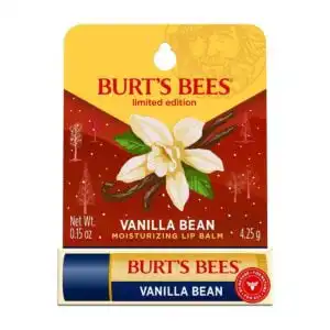 Burt’s Bees Holiday Vanilla Bean Lip Balm 0.15 oz. blister box