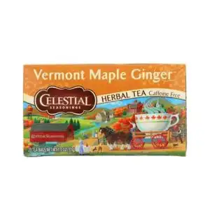 Celestial Seasonings Vermont Maple Ginger Holiday Tea 20 tea bags