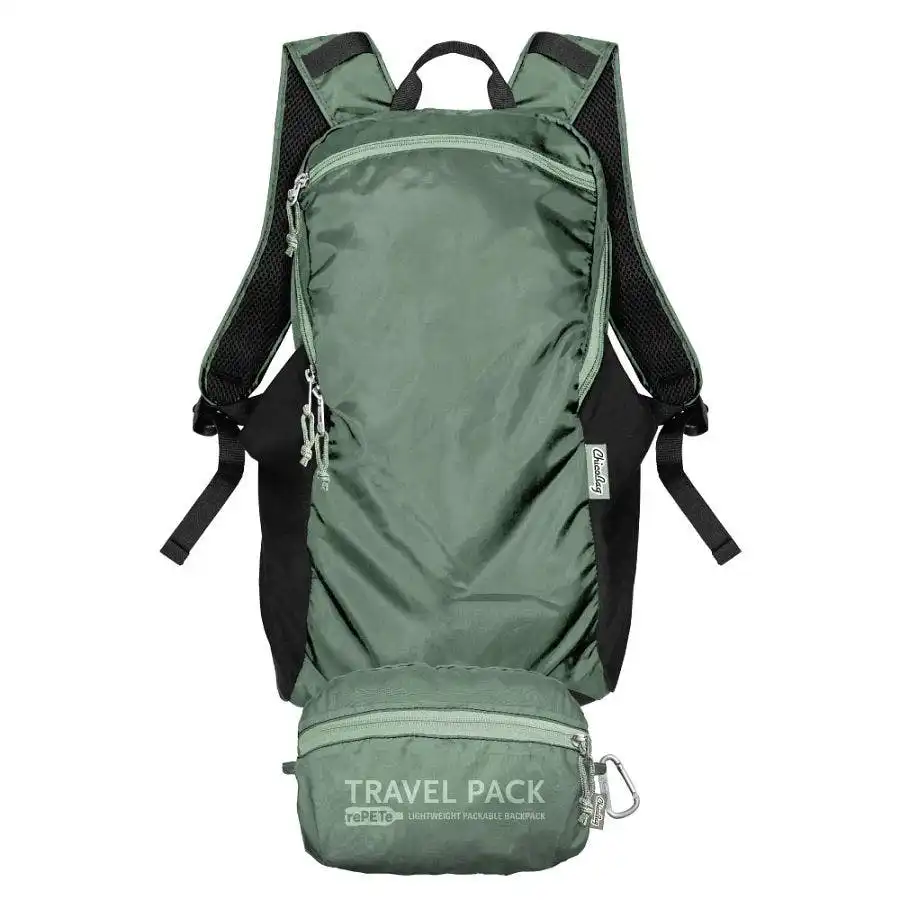 ChicoBag Sage rePETe + Refine Travel Pack