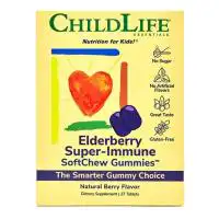 ChildLife Essentials Elderberry SuperImmune SoftChew Gummies 27 tablets