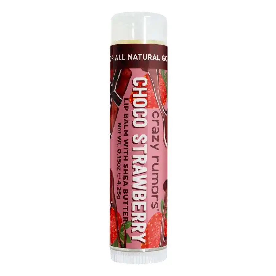 Crazy Rumors Choco Strawberry Lip Balm 0.15 oz.