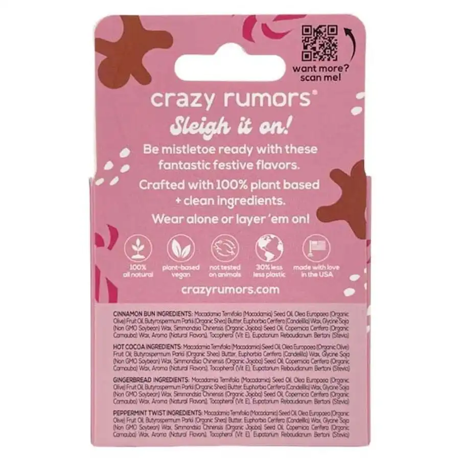 Crazy Rumors Festive Mix Lip Balms 4-pack - Image 2